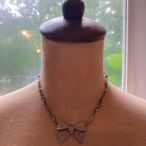 1928 bow necklace